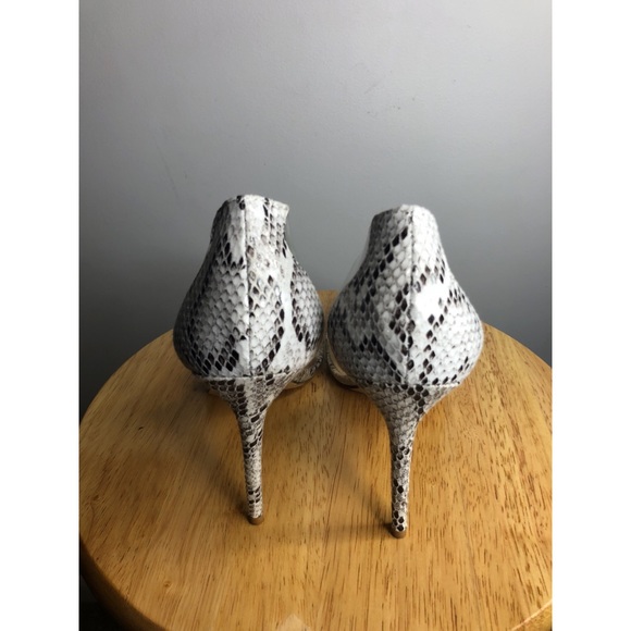 White Python Pumps - Picture 4 of 5
